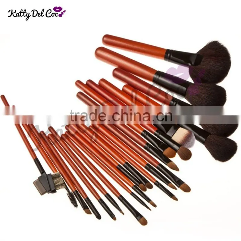 22pcs professional makeup brushes top grade goat rosewood Crocodile skin