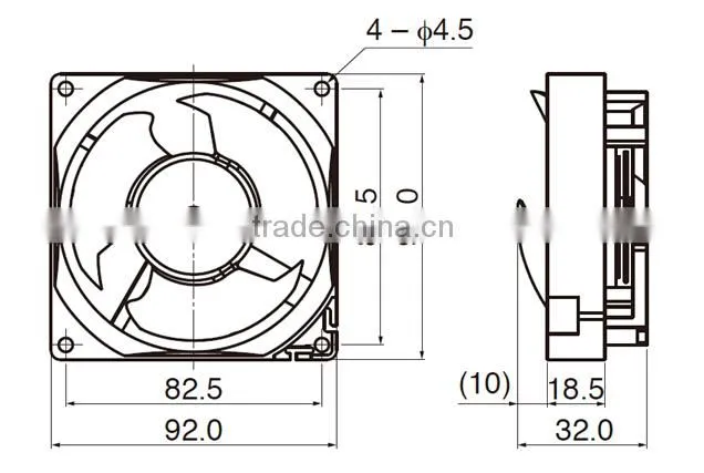 3.6 inch explosion proof exhaust fan with waterproof IP58