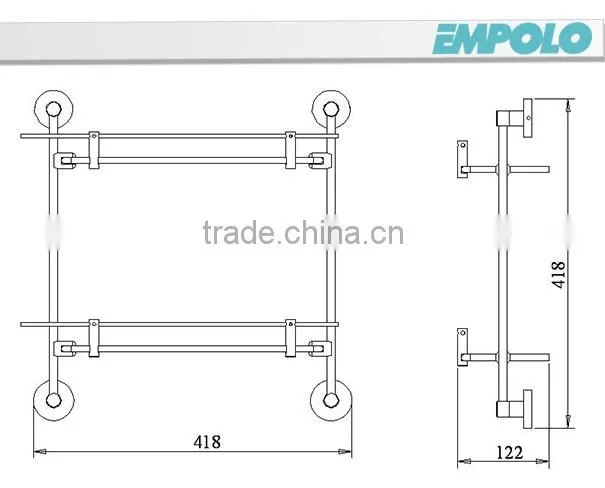 Double Glass Shelf 92712