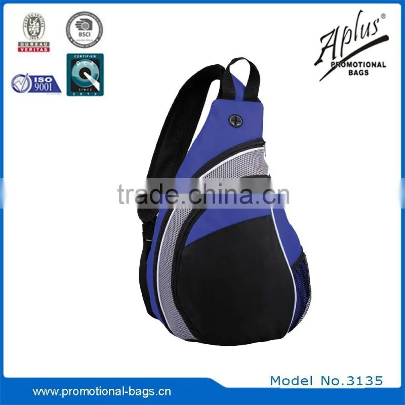 New design inner earphone pocket men sling bag