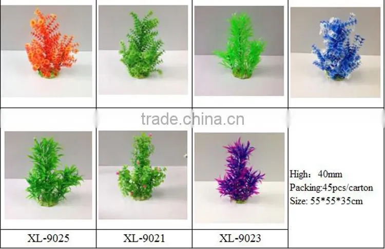 Chian wholesale home fish tank decoration aquatic plastic