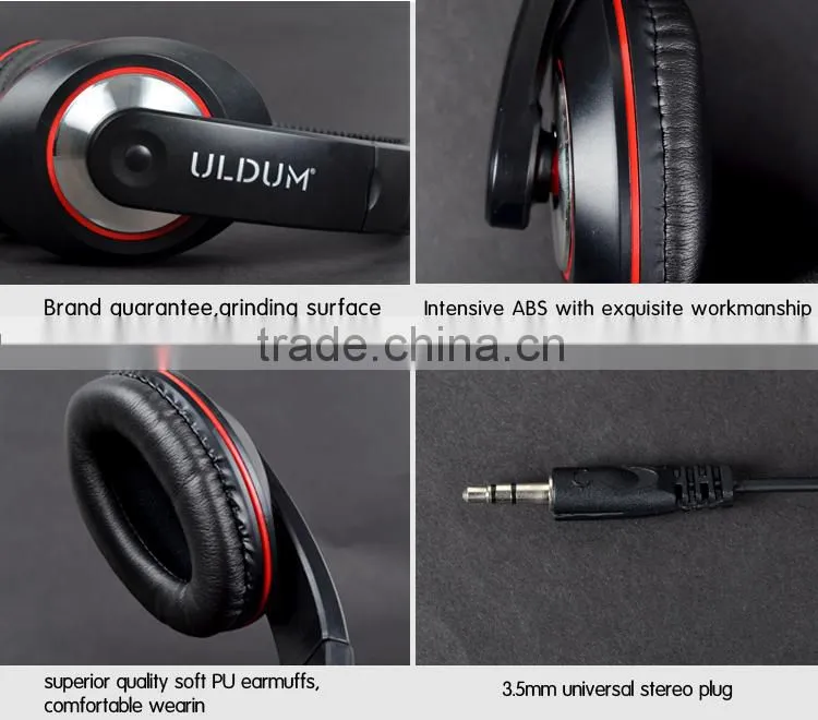 ULDUM brand hifi high quality stereo game headset prices