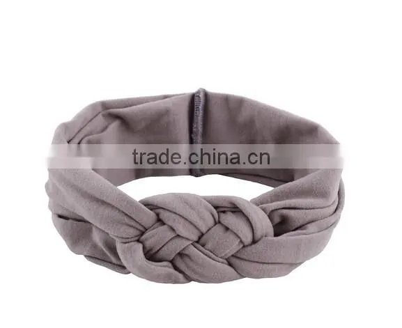 New Toddler Kids Girls Baby Red Elastic Knot Cross Hair Decor Headband Hair Band