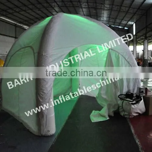 inflatable lighting dome tents/inflatable dome tent for Giant party