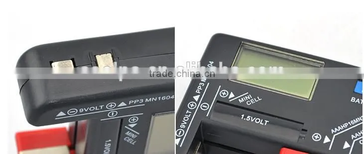 AA/AAA/C/D/9V/1.5V Button Cell Battery Tester digital Battery Tester
