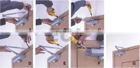 High Quality steel door closer parts