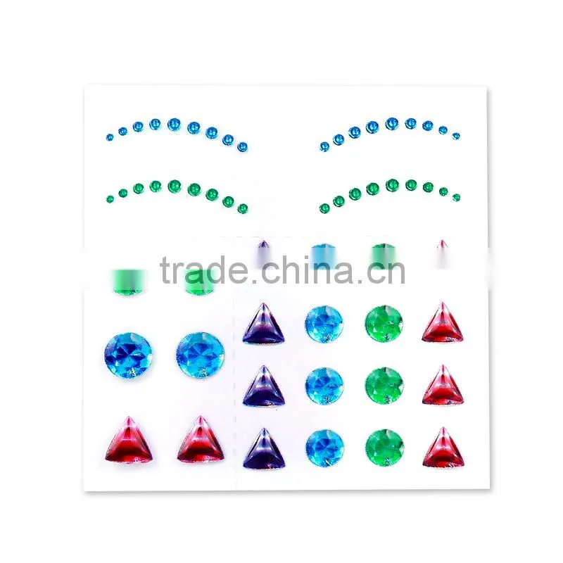 Indian Forehead Bindi Sticker Bollywood Bindi Sticker Self Adhesive Body Tattoo Gift For Women