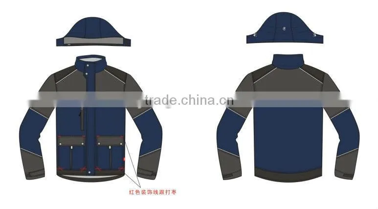 Top brands name men winter jacket workwear(LWM2209AB)