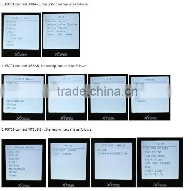 Suzuki auto scanner PS701