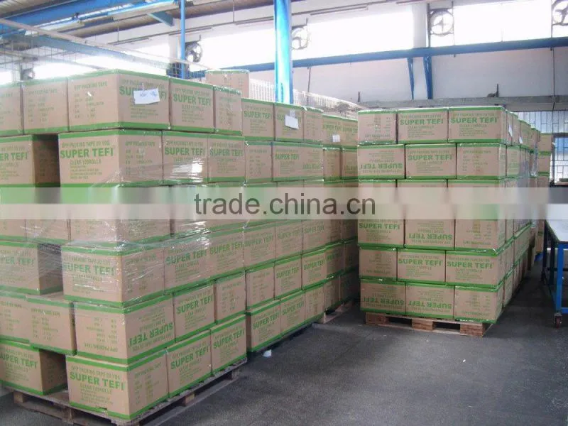 13 Years Factory Price crystal transparent cello tape bopp packing tape