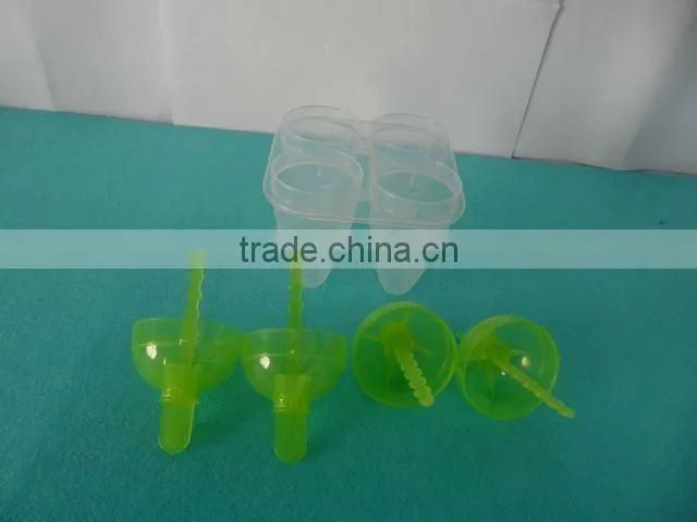 4 teams Plastic PP corn shape Ice Mold
