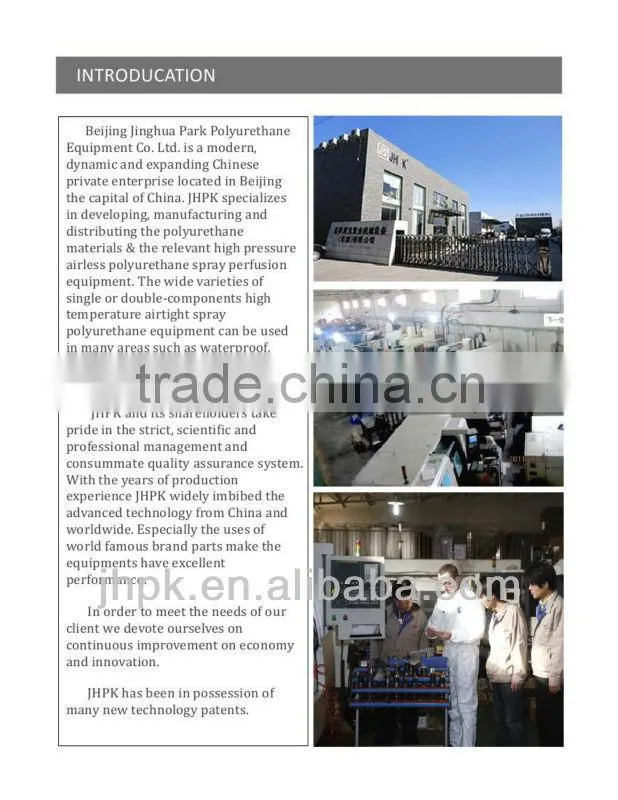 Polyurea spray machine from JHPK-A9000 manufacturer