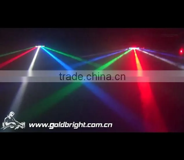 Splitter stage effect equipment moon effect 2 red 2 blue 2 green 2 white 5w led dj effect lights