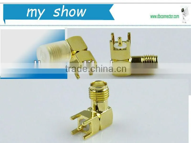 Dongbei 2013 SMC SMA RF Right Angle Female Connector PCB Mount