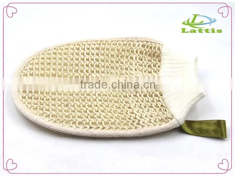 high quality pure color bath glove for shower