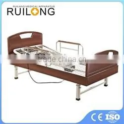 Carbon Steel Frame Two Motor Electric Hospital Wood Bed