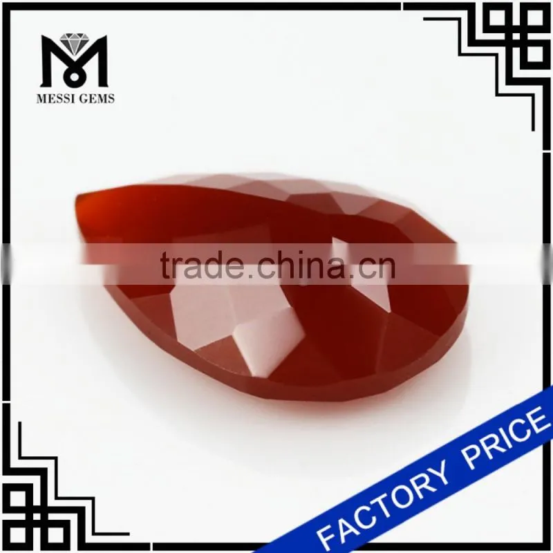 Fashion Red Agate Stone Gem For Jewelry Making