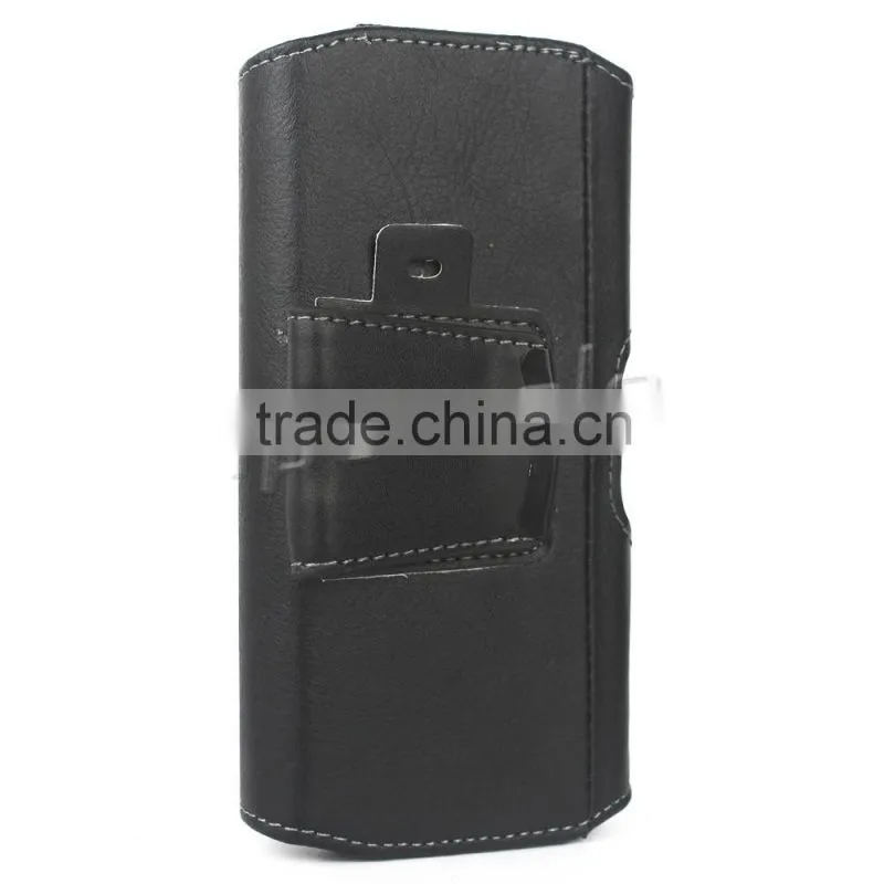 Durable Horizontal Universal Smartphone case XL Black Leather Case, fit for all mobile phone