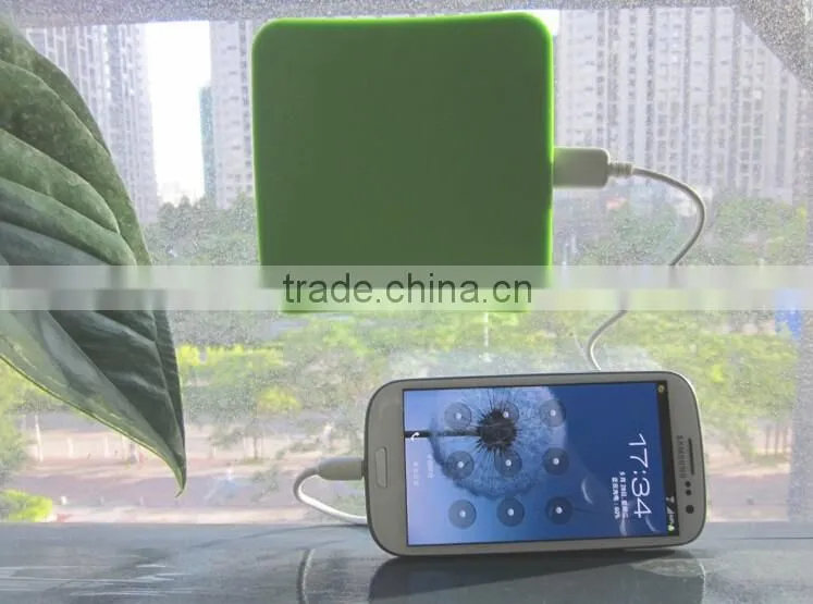 Mobile phone accessory solar battery charger solar power battery charger with sticky side