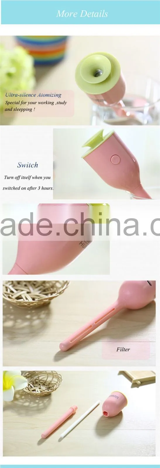 Greative magic stick USB humidifier air purifier