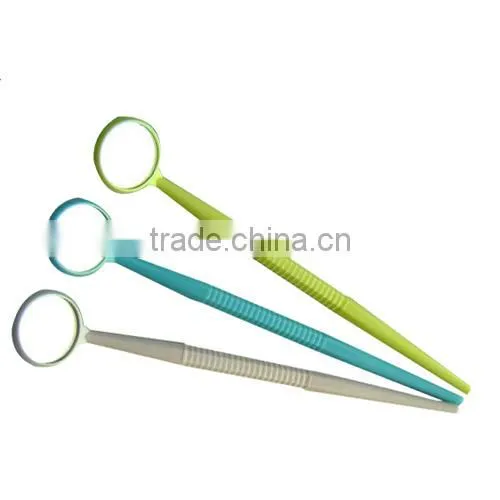 Disposable dental mirror, dental mouth mirror