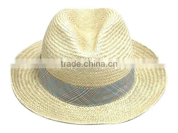 Khaki man straw cap