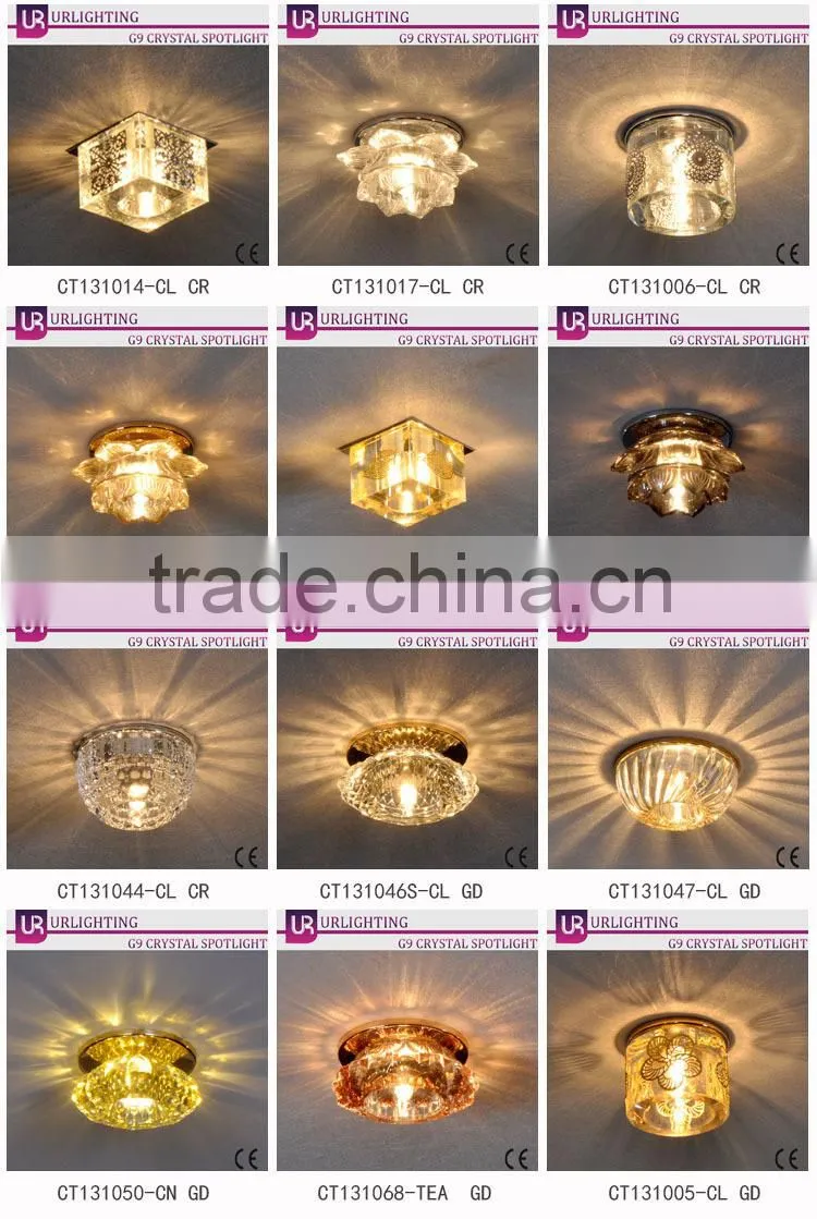 Exwork price led ceiling spotlight crystal downlight