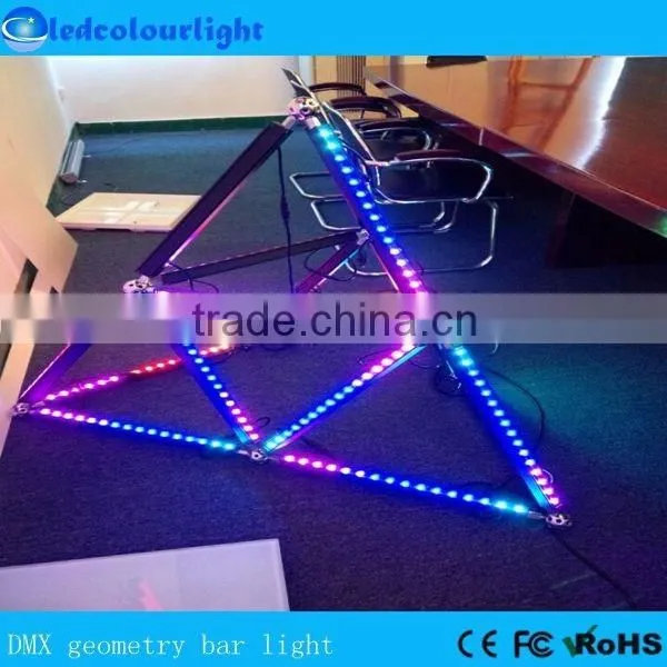 milk cover DMX 3D pixel tube nightclub bar DJ led vertical tube light