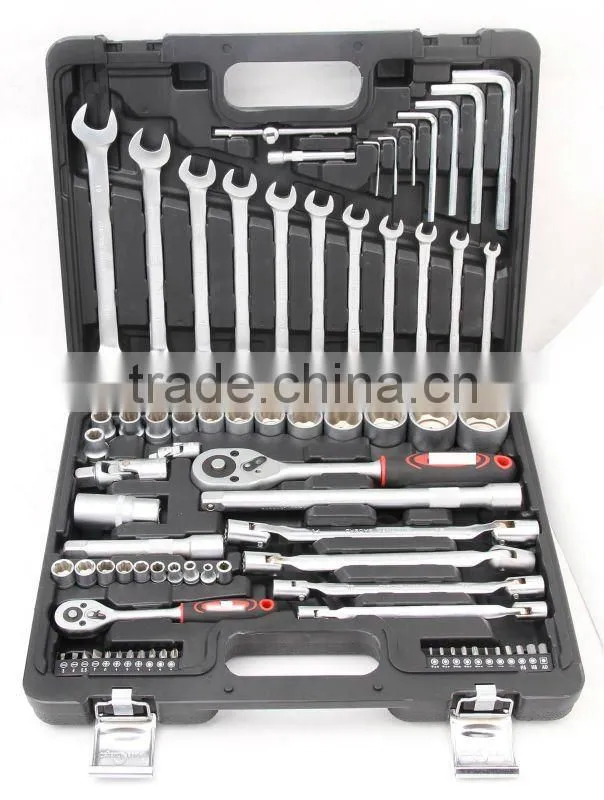 2015 NEW ITEM 77pcs Professional socket set 50 cr-v wrench set