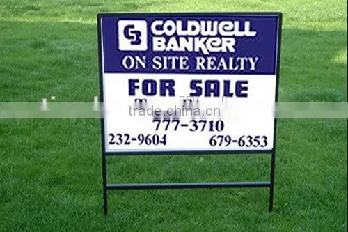 4mm coroplast warning sign,flute sign board,2 sided coroplast sign