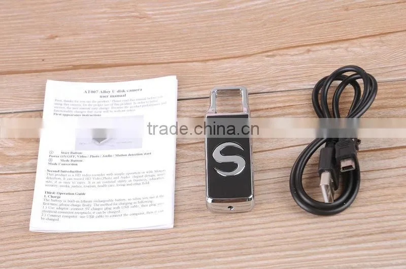 720P AT007 Alloy U disk camera Webcam web Cam Hot Selling Mini DVR Camera & Mini DV