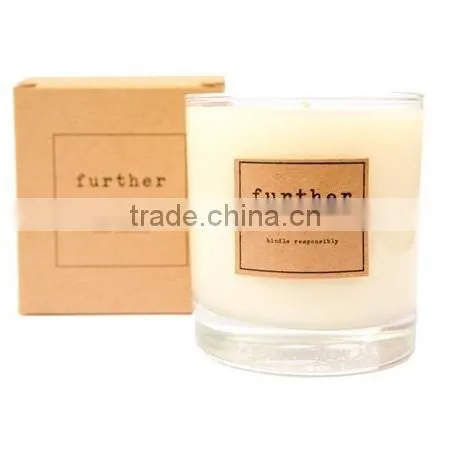 Mixed Pack Fancy Design Aroma Pure Soy Wax Candle in glass jar