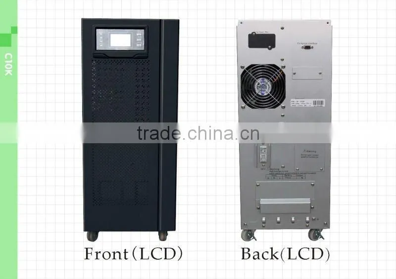 single phase sine wave online UPS 10kva ups online
