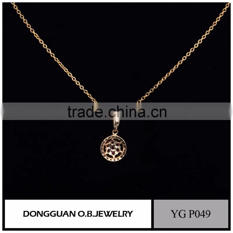 High Quality Pink Zircon Necklace /Silver Necklace/Necklace Women Wholesale