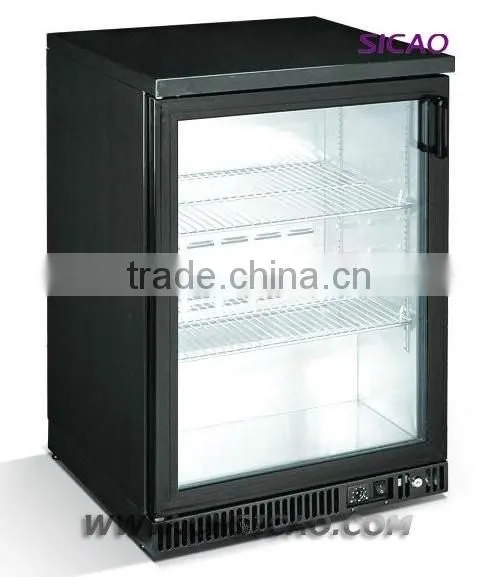 Supermarket Beverage Display Fridge with Three Sliding Glass Door 108L ~ 330L