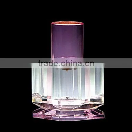 2016 Pink clear crystal perfume bottle