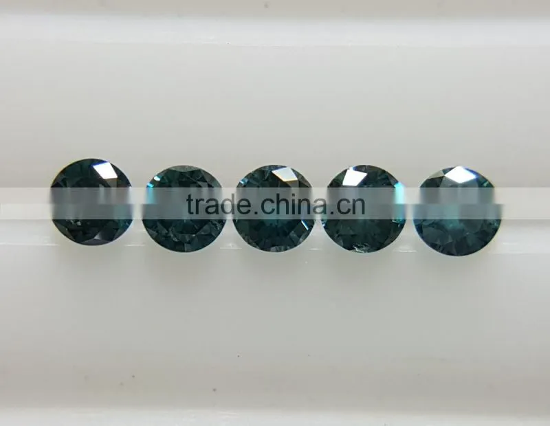 Natural Loose Blue Diamond Lot 1-1.2mm Brilliant Cut Round Fancy Color