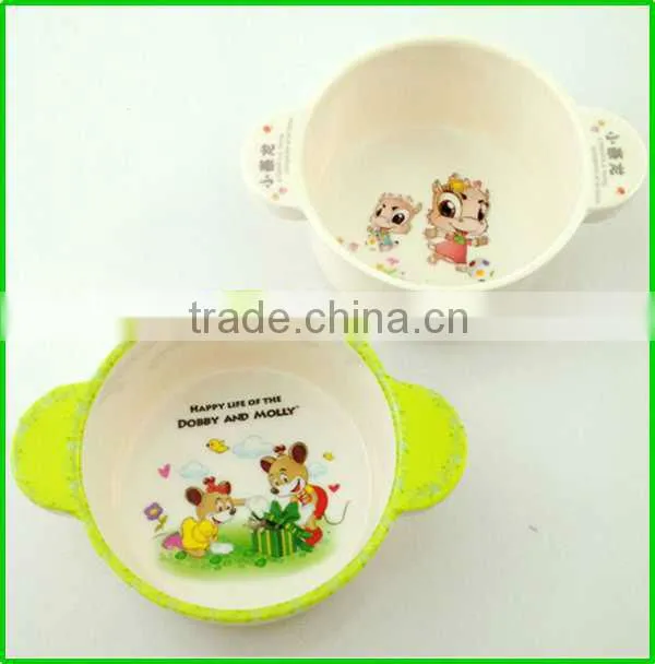 Kids melamine small bowls , round plastic bowl