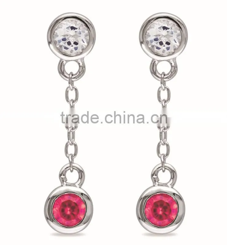 925 collier en argent silver chain necklace silver pendant with cz stones