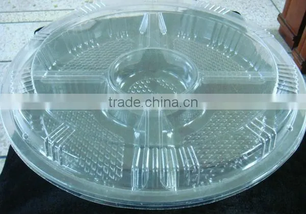 SM1-2102-Clear Blister Disposable Plastic Divided Container