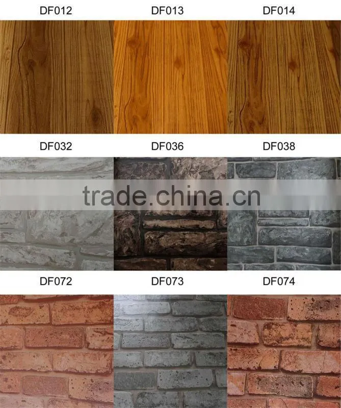 sandstonewalls paper cobblestone wallpaper/wall paper for shop/hotel/restaurant decoration