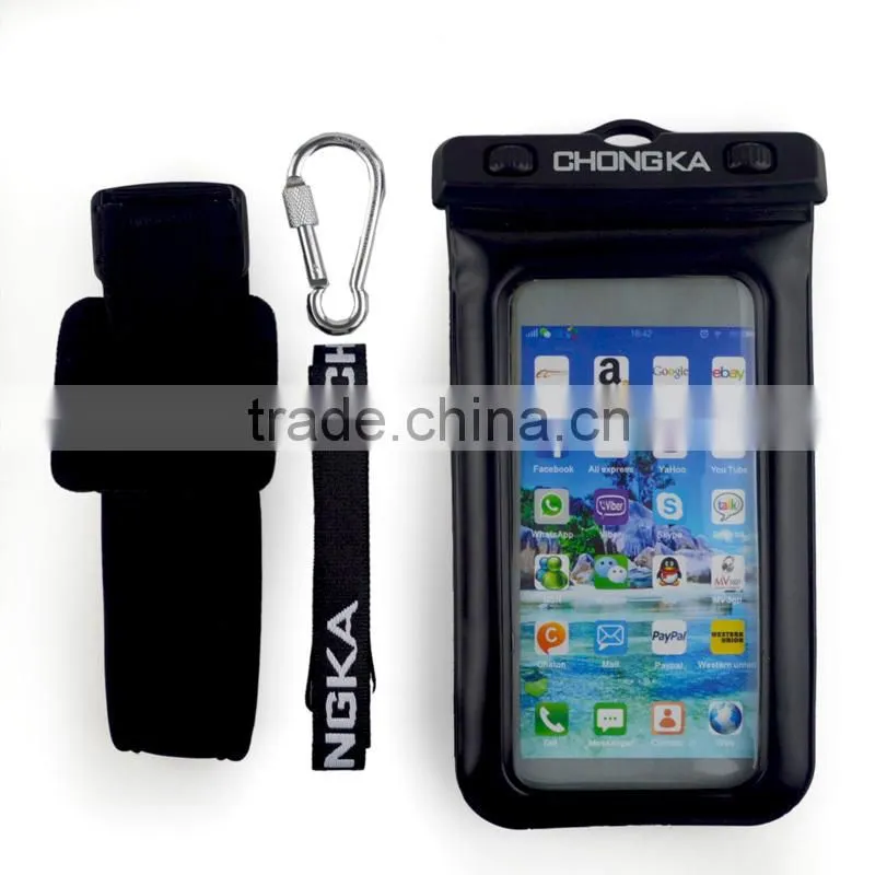 New clear waterproof smart phone bag waterproof cover for iPhone 6S
