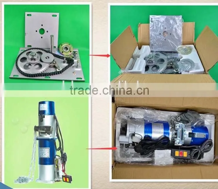 DC 24V Garage Roller Shutter Door Motor With Ups Battery
