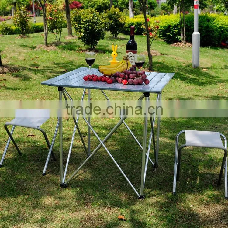 aluminum folding table and chair