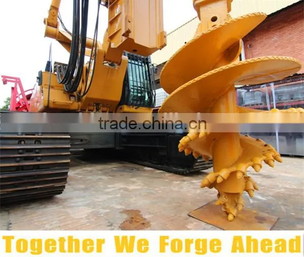 single-head single-spiral rock drilling auger