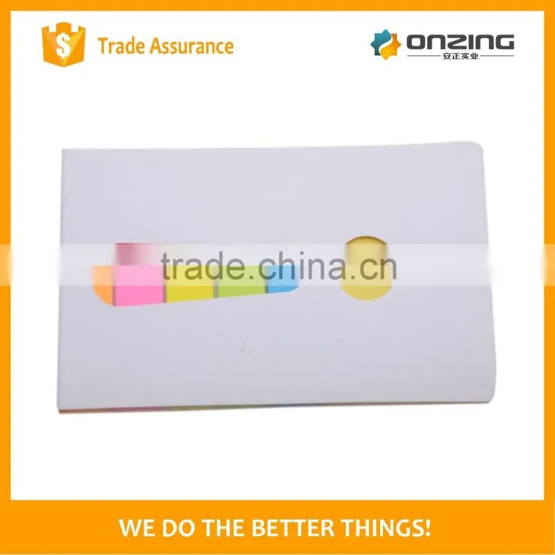 Wholesale neon colors paper sticky note pad for office