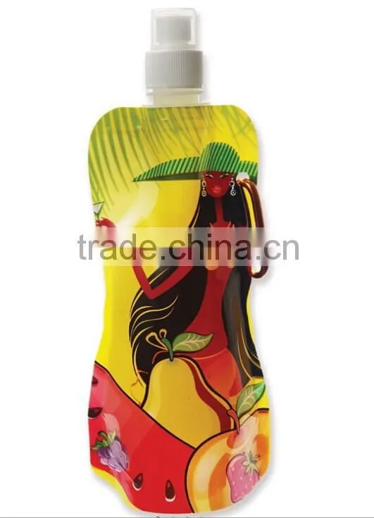 Camping Collapsible Sport Water Bottle for Drinking