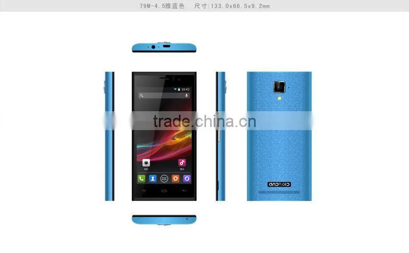 wholesale 3G smart phone ZOYO ZP450 with Android 4.4 MTK6582 Quad core 1.3GhZ 512MB+4GB