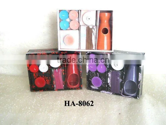 tealight candle with oil burner gift set