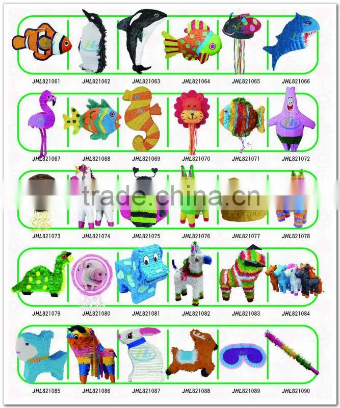 Kids paper pinata toys